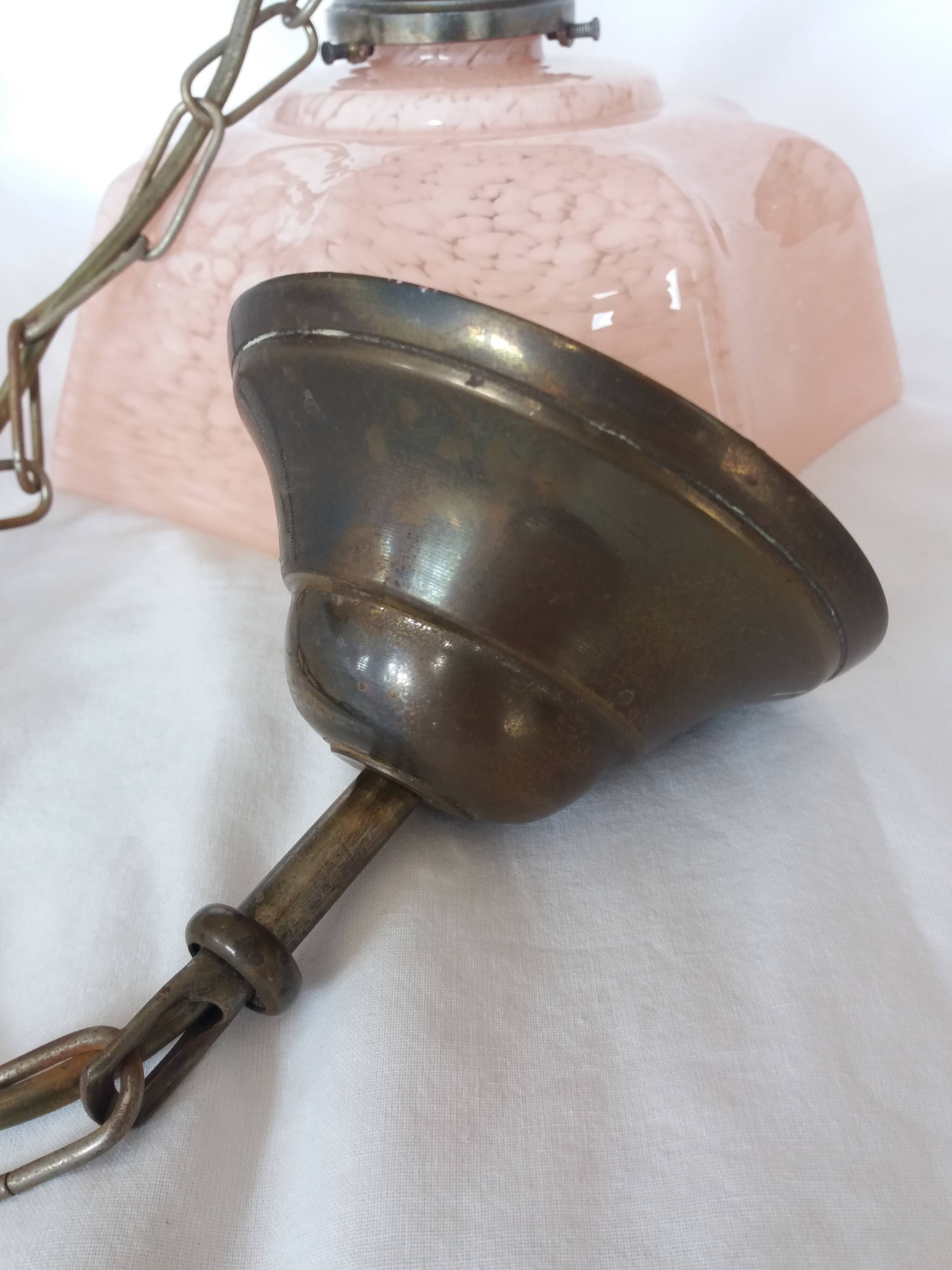 Clichy glass lampshade pendant light