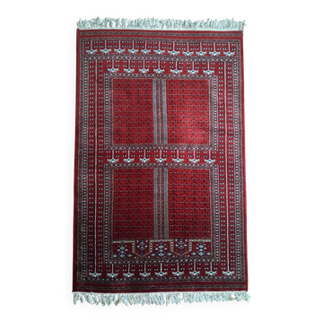 Tapis Indo Hatchlou fait main 191x124cm