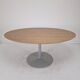 Large Oval Dining Table in Oak by Pierre Paulin for Artifort, 2018
