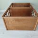Rattan and wood shelf furniture