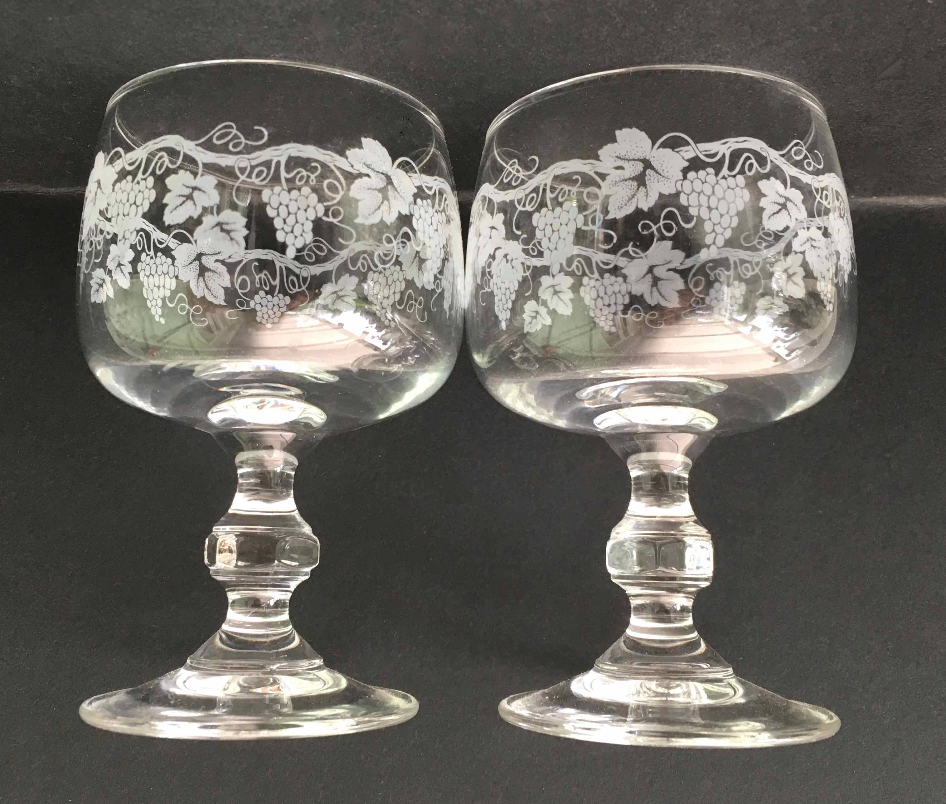 Set 12 verres d’Alsace cristal gravé vin et apéritif