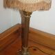 Stunning 1960s-style bronze lamp Empire/ Skin Abat day