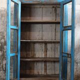 Indian showcase 2 doors and three shelves in mango tree, unique piece
