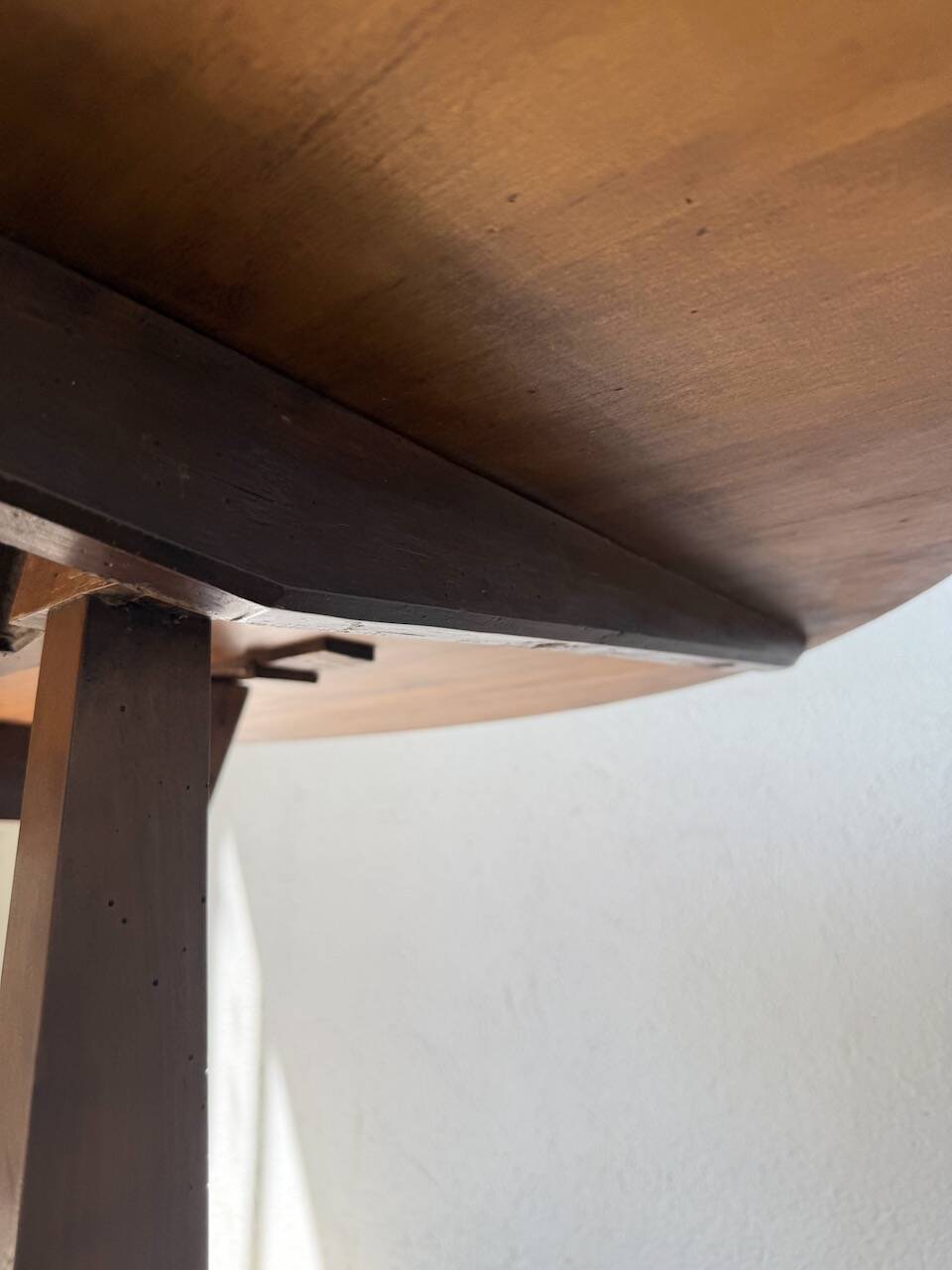 1950s oak winegrower's table