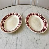 Duo of raviers Badonviller model "Barbizon" 30s