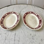 Duo of raviers Badonviller model "Barbizon" 30s