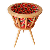Vintage sewing basket worker