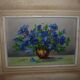 Paire de peinture de fleurs