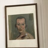 Old oil portrait