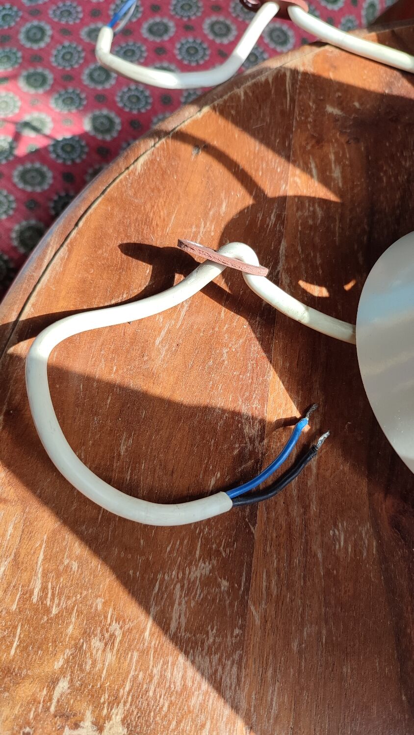 Pair of Scandinavian design pendant lamps