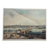 Painting View of Bordeaux, The Stone Bridge