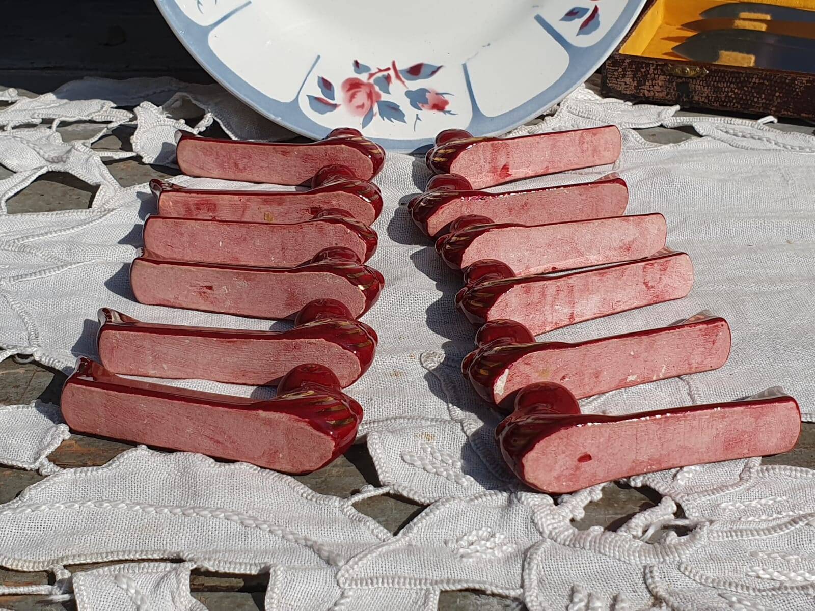 12 duck ceramic knife holders