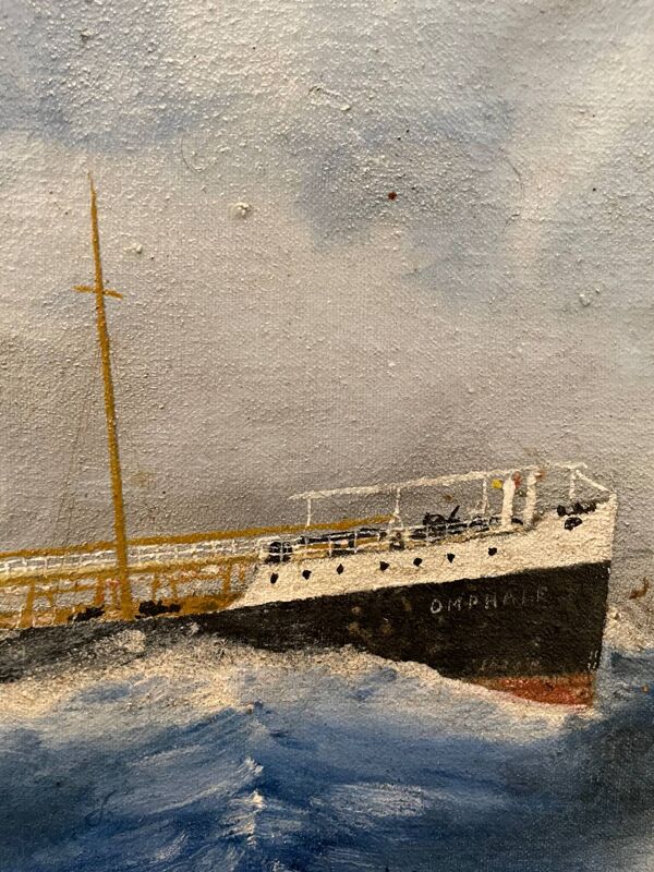 Paysage marin, bateau Atlantique 1927