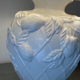 Porcelain lamp decorated with fruit