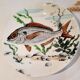 Lot de 8 assiettes poisson Gien
