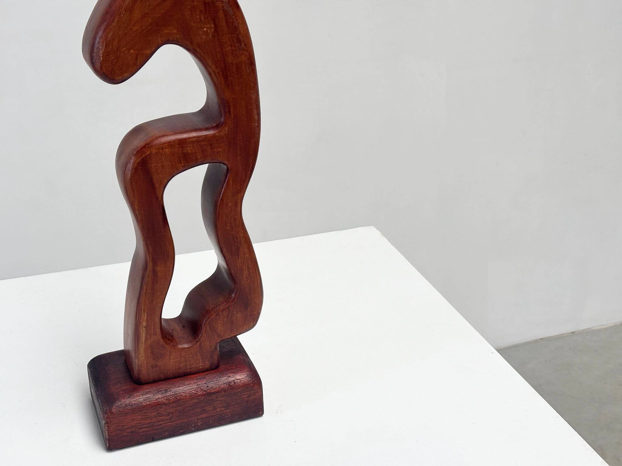 Free form wooden sculpture