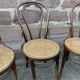 Suite of 4 chairs bistrot Fischel Nr 18 bentwood