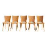5 baumann "dove" chairs
