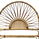 60s rattan headboard