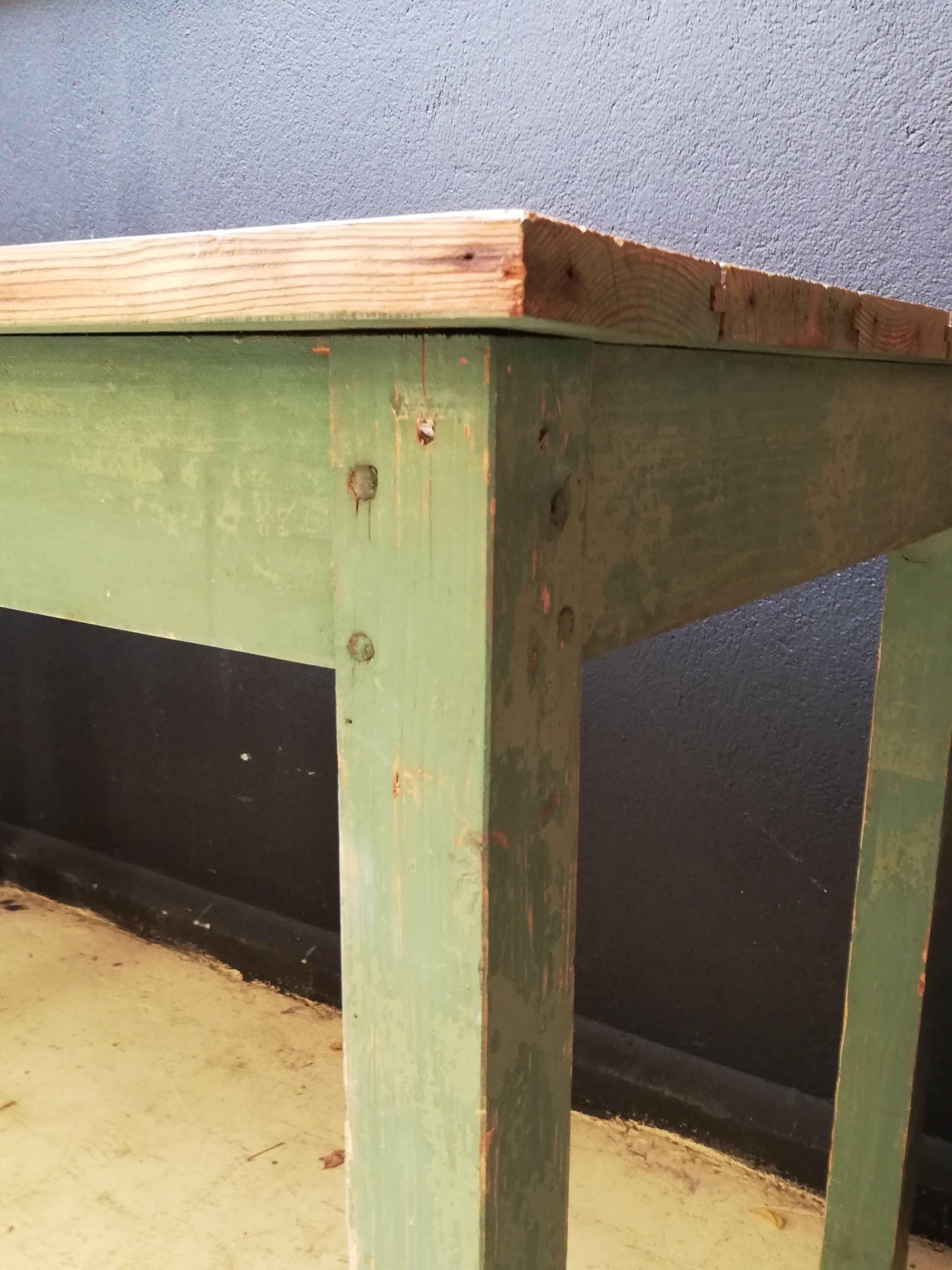 Old draper table 8/10 people, 2,70m