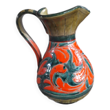 Vintage signed pitcher in Italian ceramic