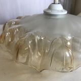 Vintage glass pendant lamp