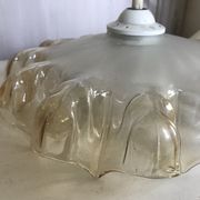 Vintage glass pendant lamp