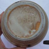 POLYCHROME GLAZED CERAMIC PITCHER - PROBABLY DENBAC TO CHECK