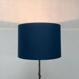 Blue tripod floor lamp from the mid-century German space age by Staff Leuchten, 1960s.