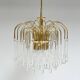 XL waterfall chandelier of Murano glass, 1970s