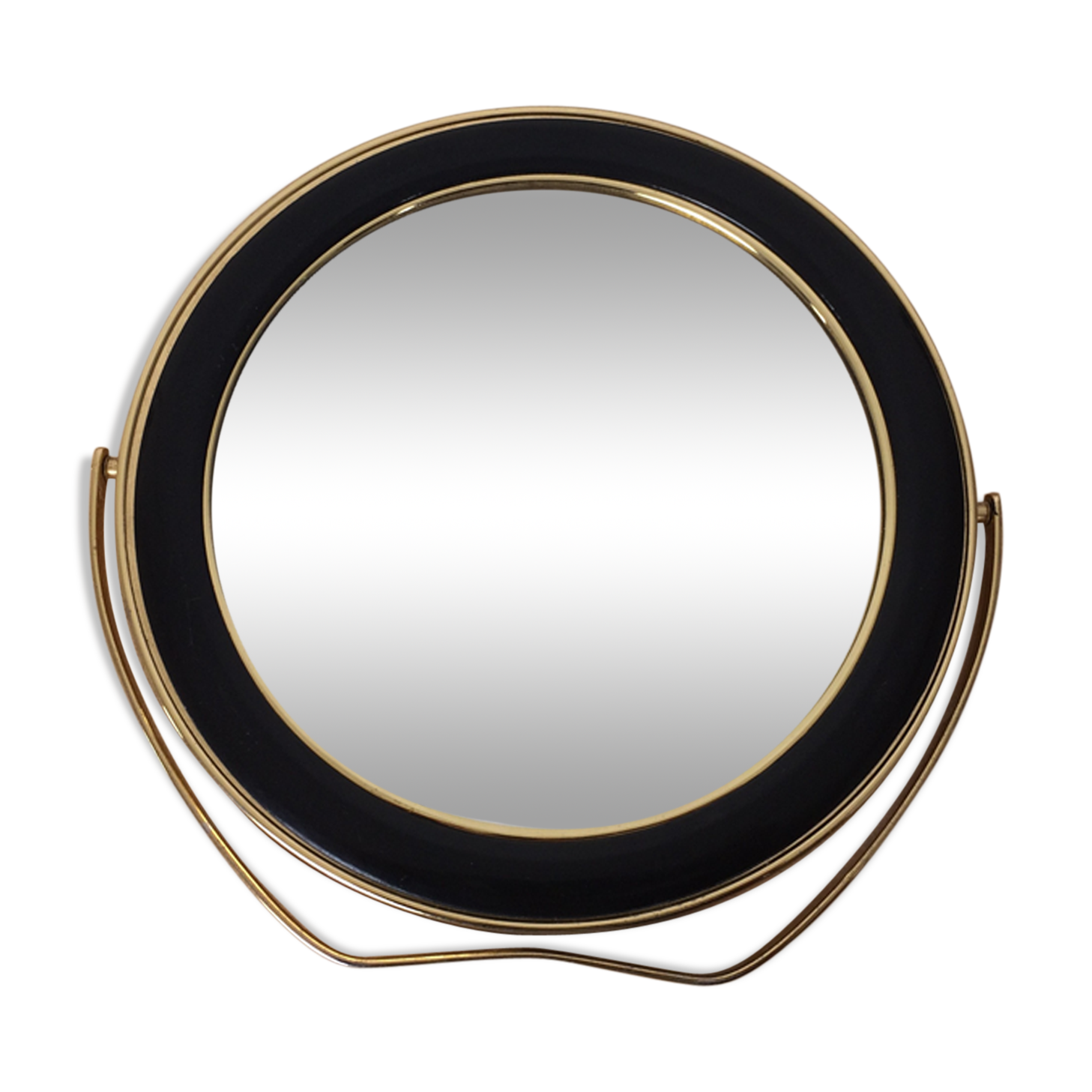 Miroir de barbier double face vintage 19cm