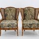1960s Pair of Rattan Armchairs , Italy