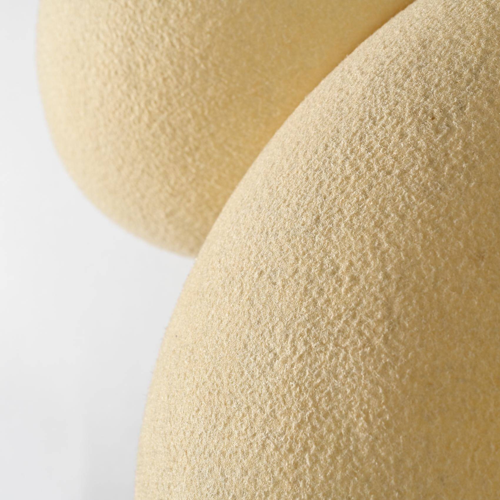 Large felt wall lamp, Denmark circa 1970