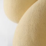 Large felt wall lamp, Denmark circa 1970