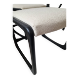 4 Baumann sled chairs