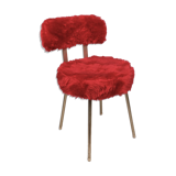 Red moumoute armchair
