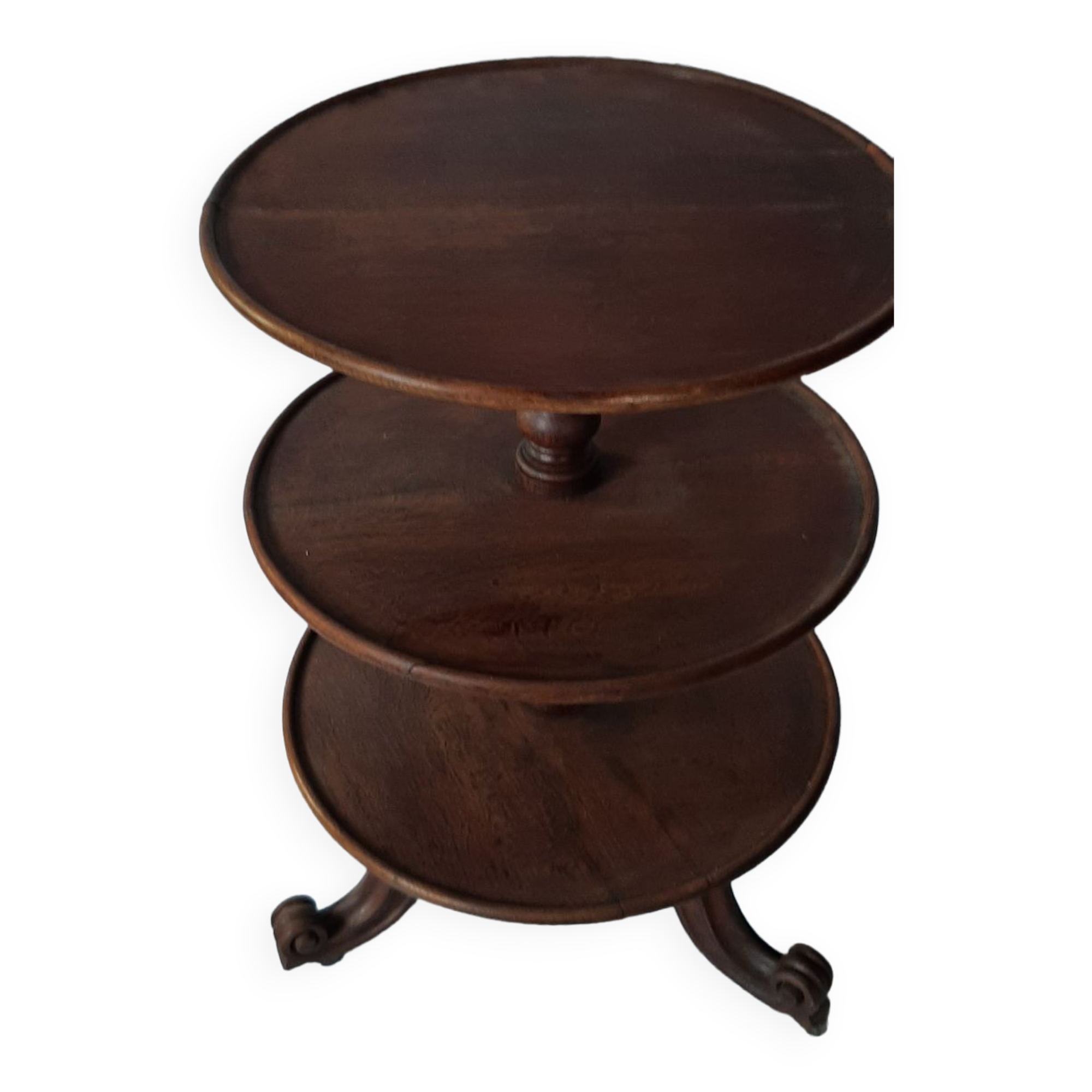 Oak pedestal table