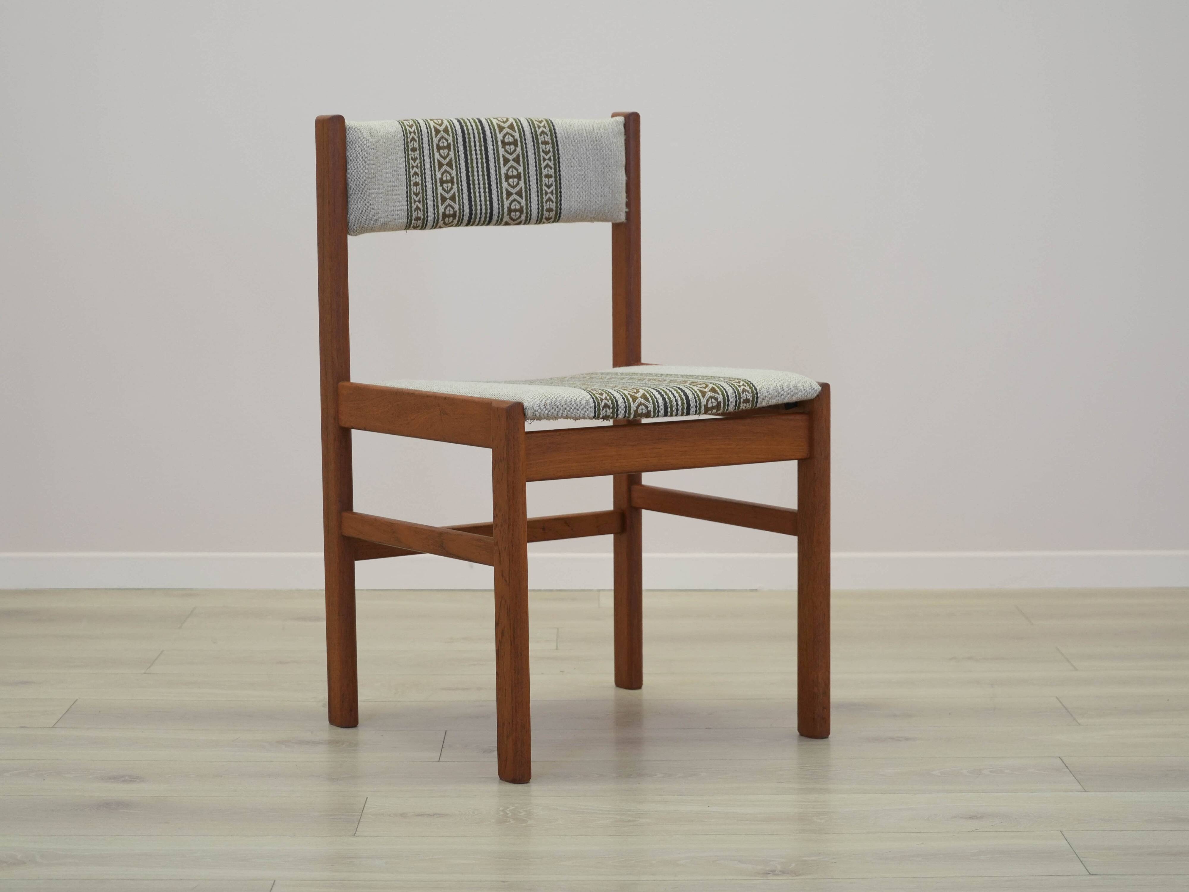 Set of two teak chairs, Danish design, 1970s, made in Denmark