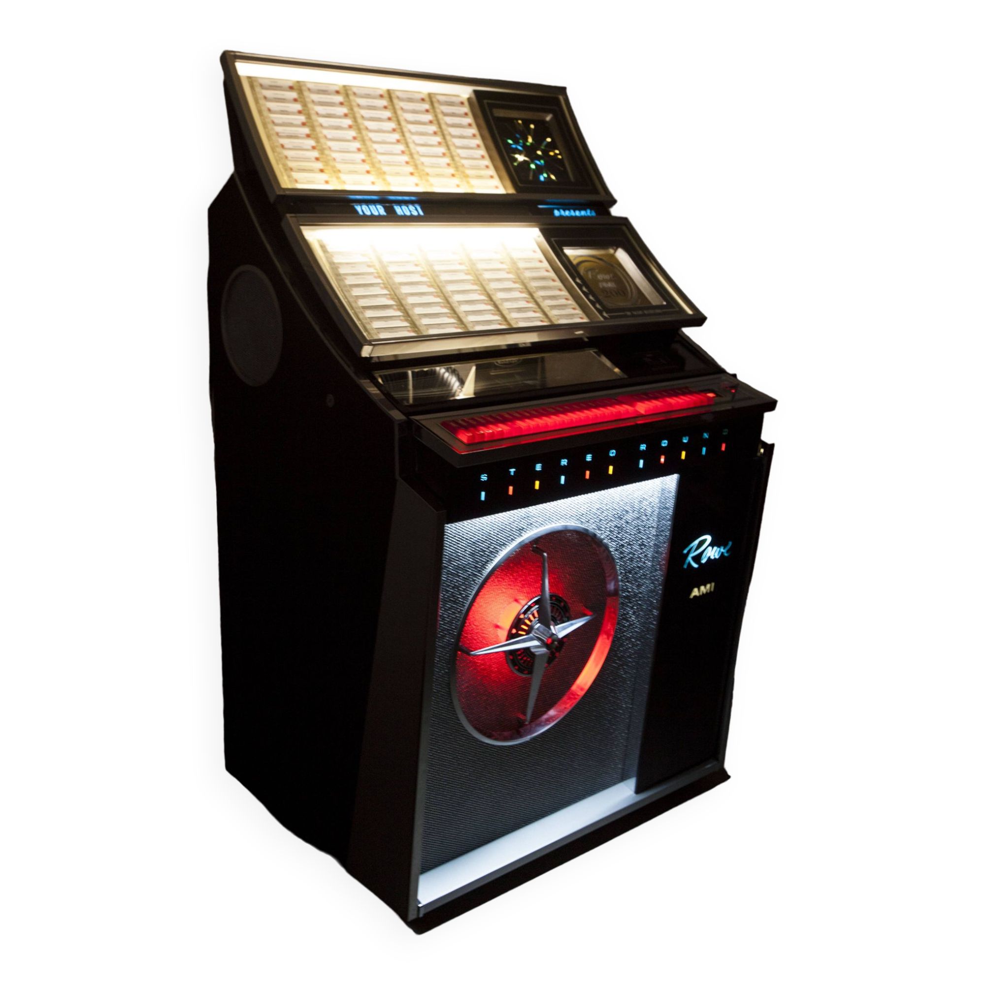 Jukebox Rowe friend from 1963 model "Jal" capa 100 vinyls pop, rock, metal compilation from 1950 to 1990