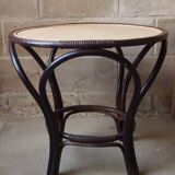 Rattan coffee table, 50s