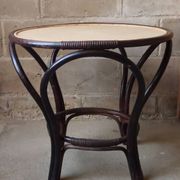 Rattan coffee table, 50s