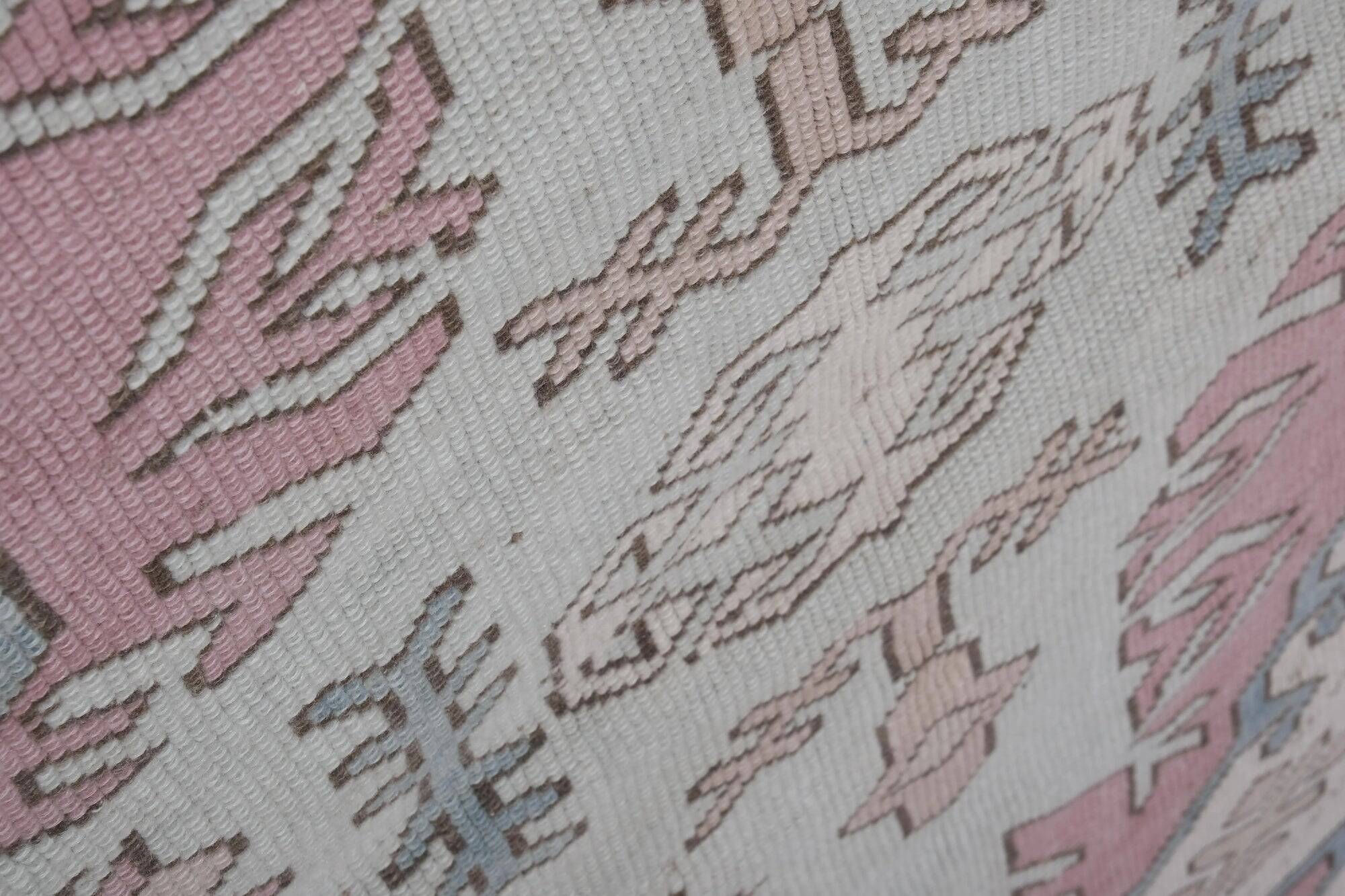 Vintage handmade Turkish rug 215x304 cm