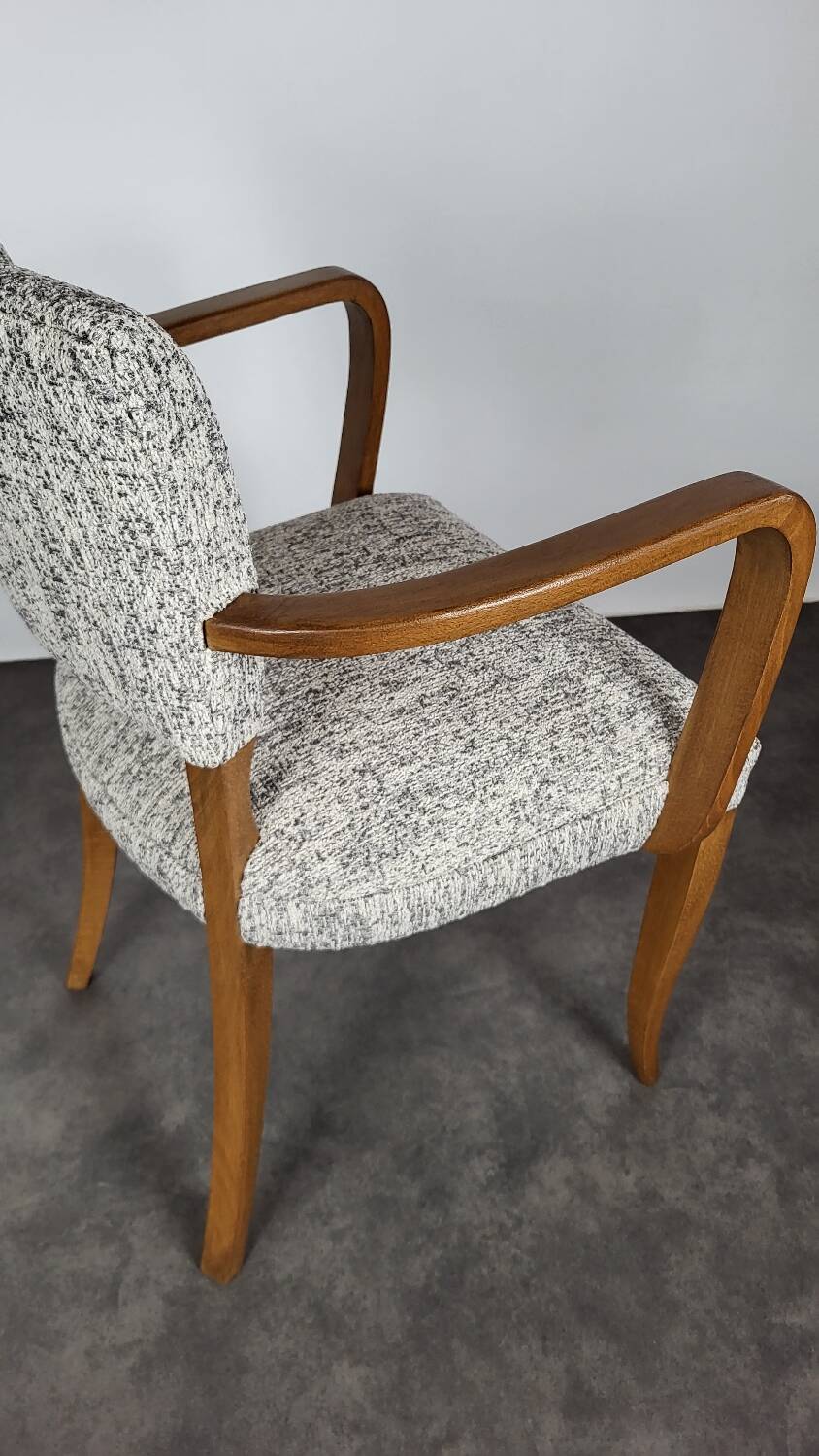 Light grey Art Deco armchair