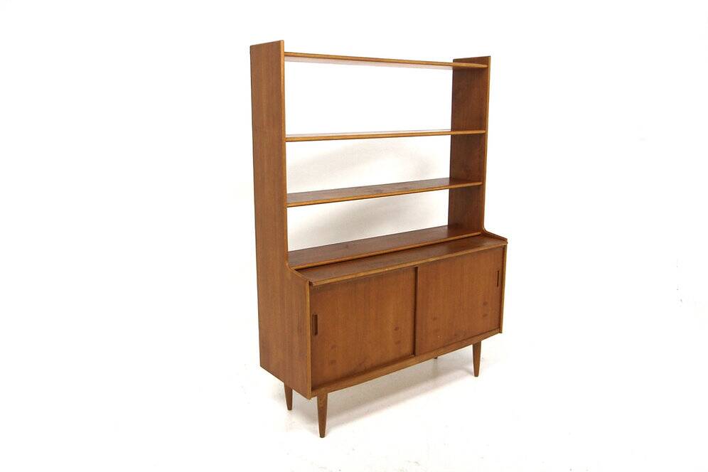 Scandinavian teak and oak secretary, Sweden, 1960
