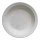 Deep white earthenware salad bowl from Gien