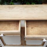 Parisian white buffet and wood Thuileries