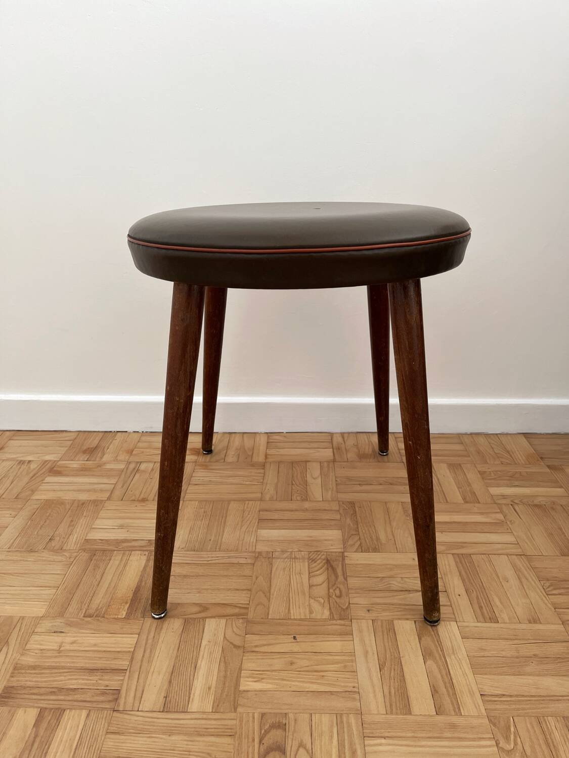 Mondor stool by Baumann vintage with compass legs