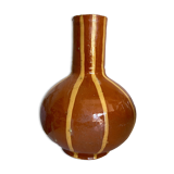 Vase glazed earth 1960 South of the France