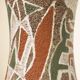 Vase with modernist/primitive art decoration - Accolay pottery