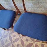 Set of Schionning and Elgaard teak dining chairs, Denmark 1960s